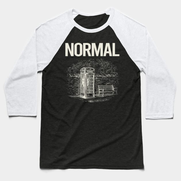 Vintage Phone Booth Normal Baseball T-Shirt by rosenbaumquinton52